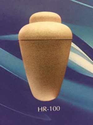 Урна для праха биоразлагаемая кремовая HR-100